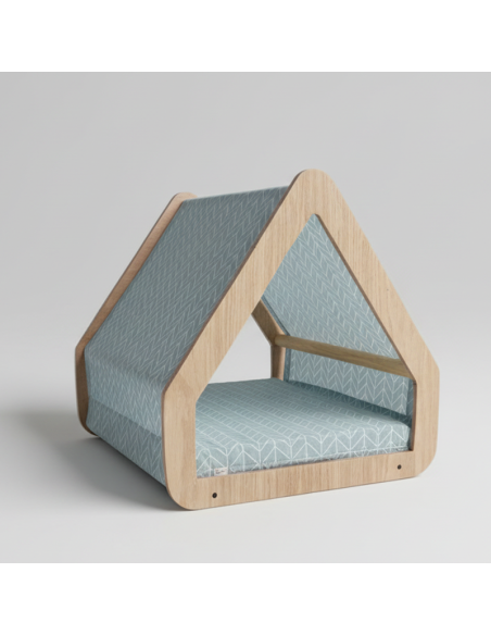 Cuccia per gatto in legno Rovere